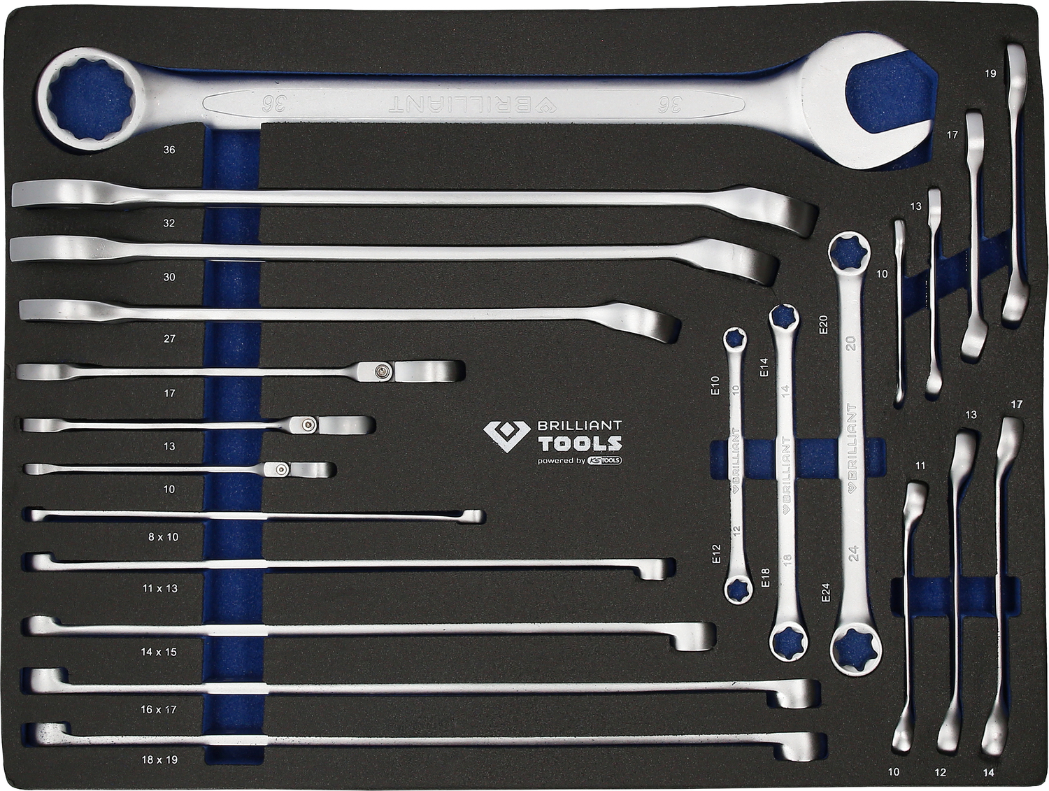 Brilliant Tools Werkstattwagen mit 7 Schubladen und 225 Werkzeugen, NFZ