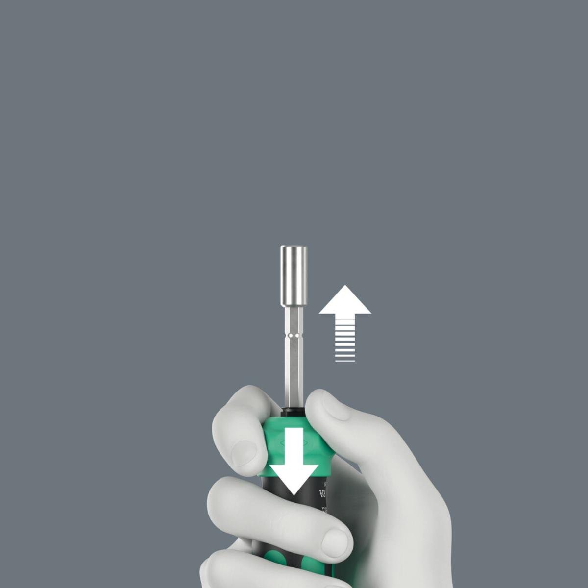 05051519001we Wera Kraftform Kompakt 28 RA 1, 6-teiliges Set