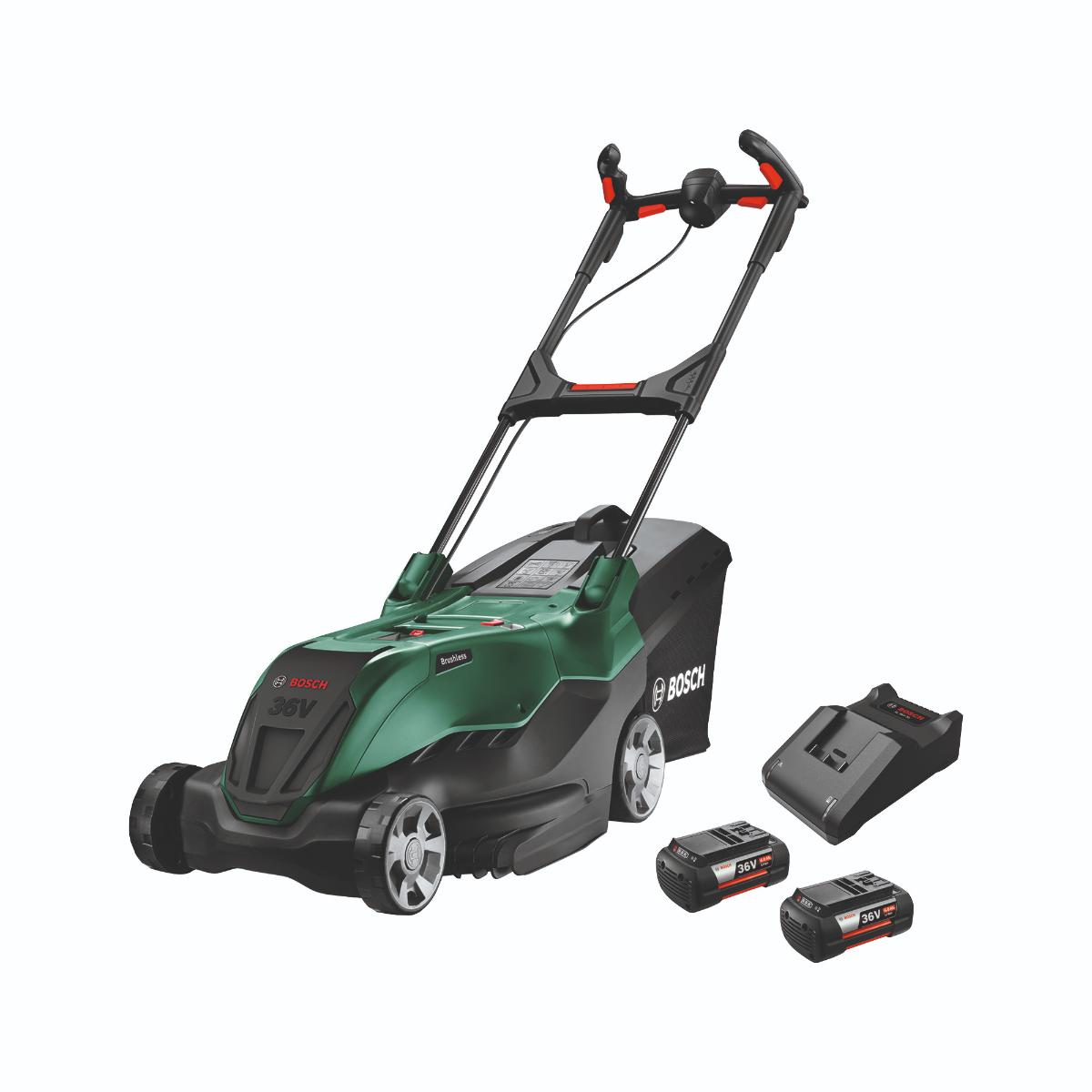 Bosch Akku-Rasenmäher AdvancedRotak 36V-44-750, 2 x Akku 36V 4,0Ah