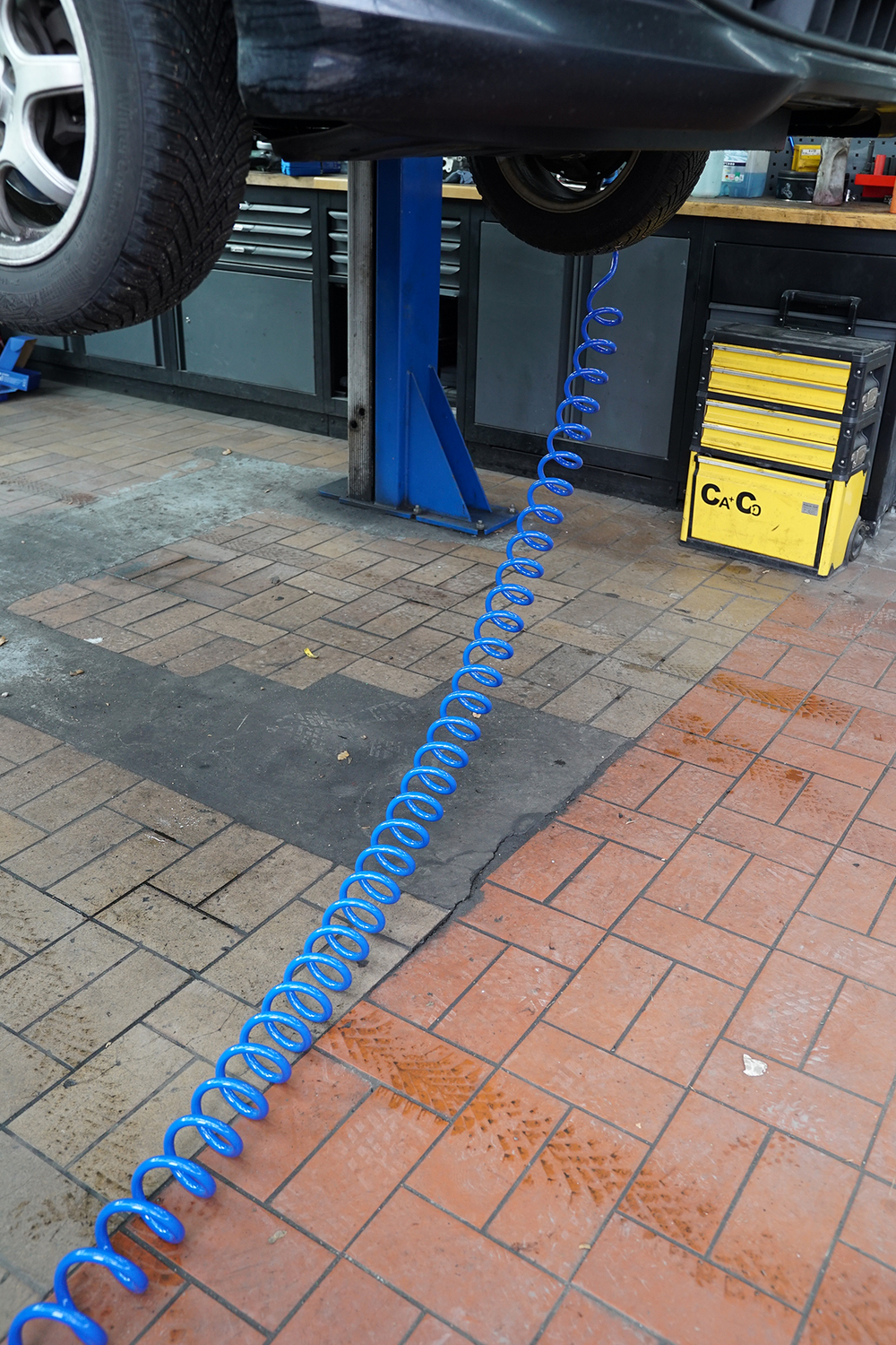 Brilliant Tools Druckluft-Spiralschlauch Ø 10 mm, 10 m