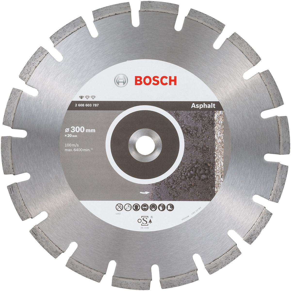 Bosch Diamant-Trennscheibe 300x20 Professional Asphalt