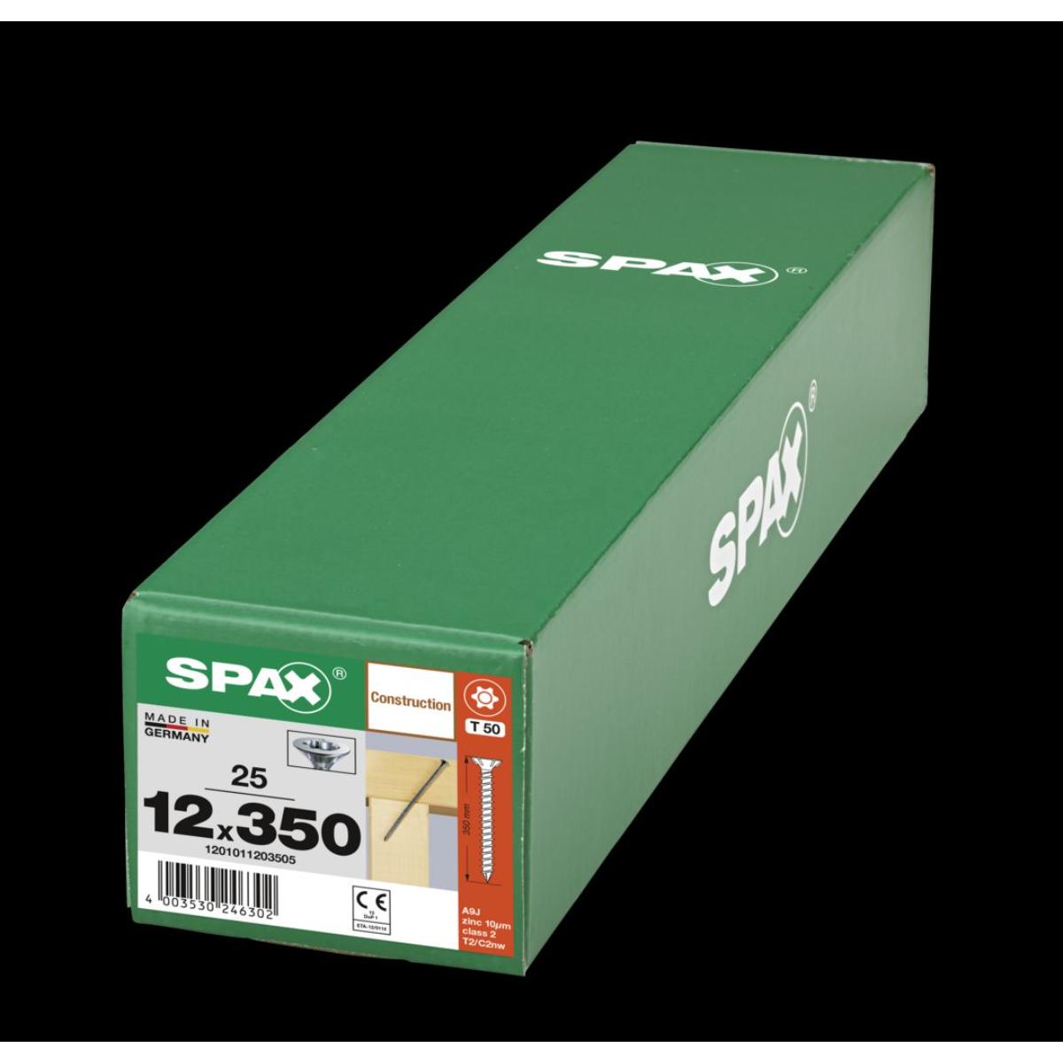 SPAX-S Senkkopf Fräsrippen T-Star Plus T50 Vollgewinde Cut WIROX, 25 Stück