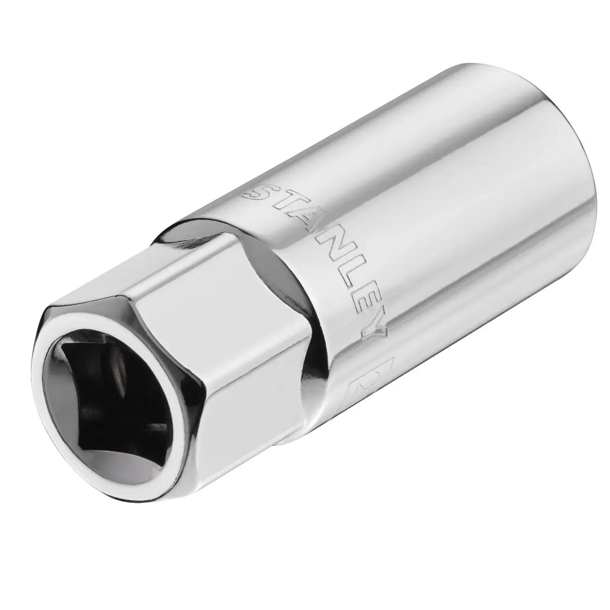 STANLEY 1/2 Zoll Zündkerzenschlüssel 21 mm mit MaxiDrive-Profil