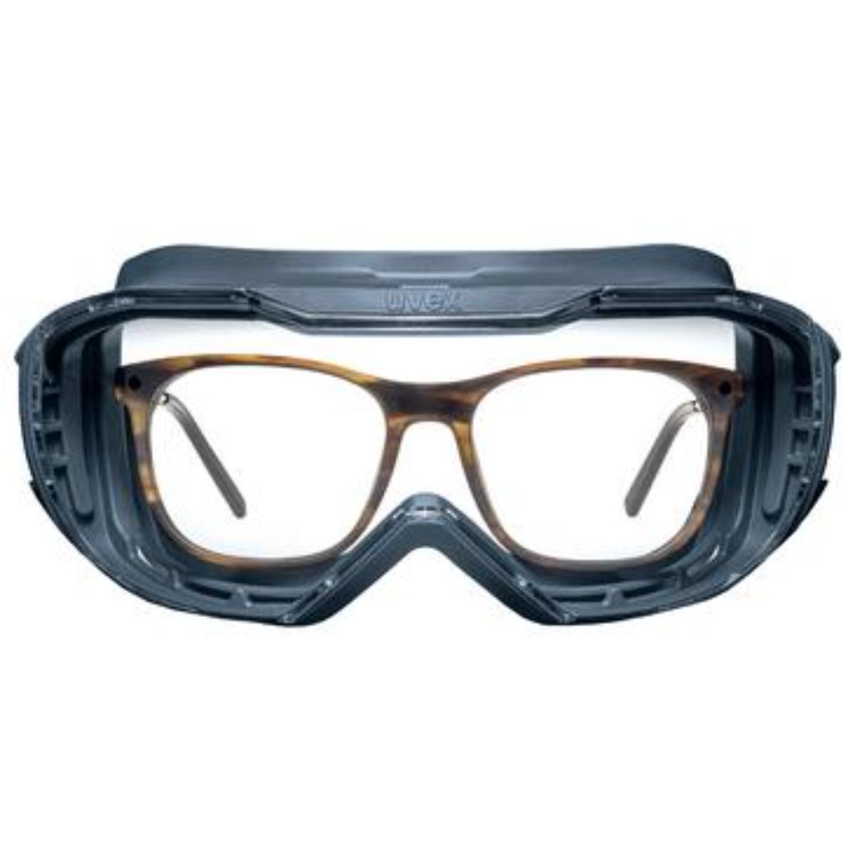 uvex megasonic planet Vollsichtbrille innen beschlagfrei, außen extrem kratzfest & chemikalienbeständig