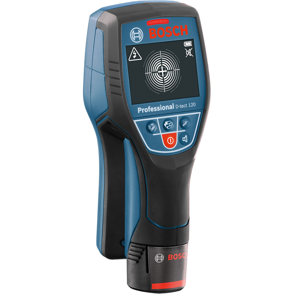 Bosch Ortungsgerät Wallscanner D-tect 120, mit Alkalinebatterien und Akku-Adapter