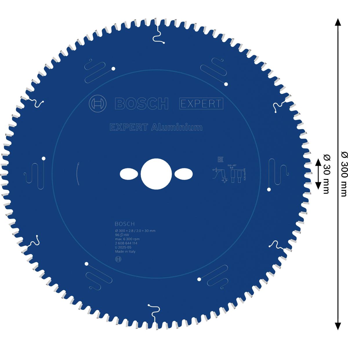 Bosch Kreissägeblatt Expert for Aluminium ø 300 mm