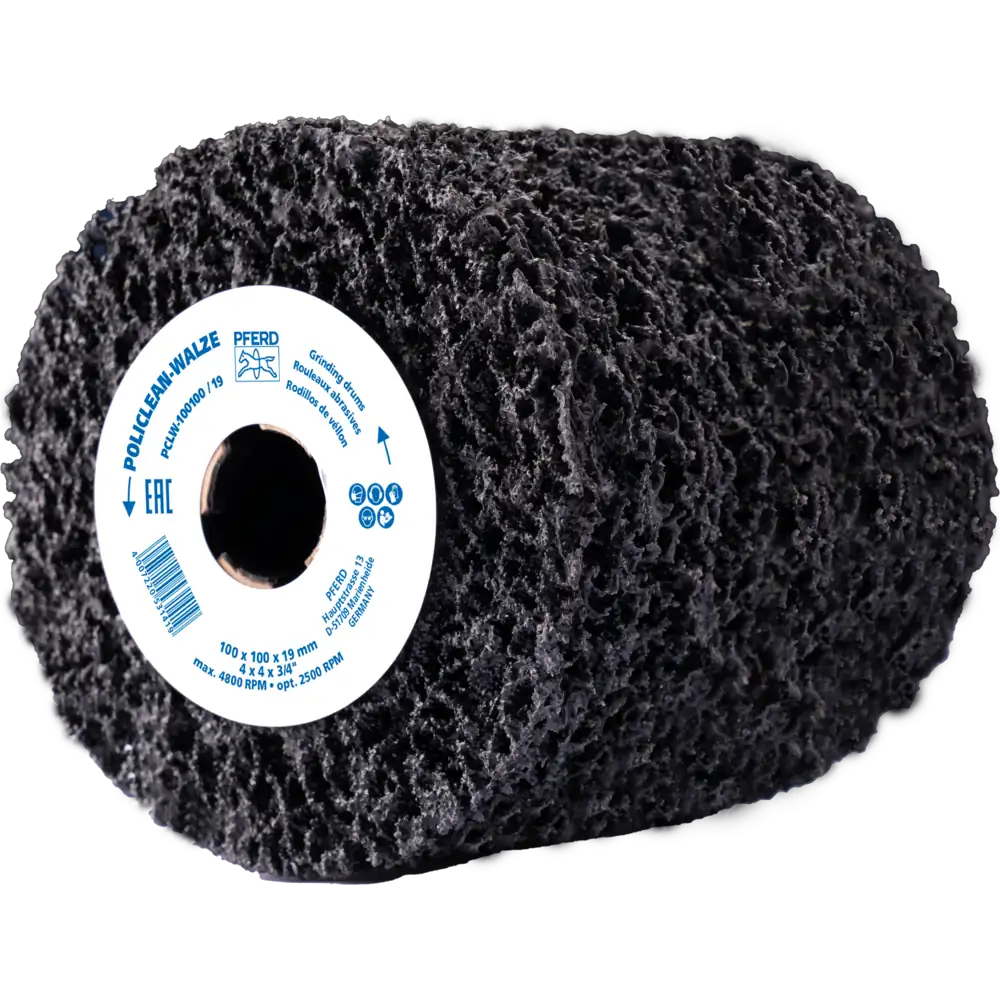 PFERD TOOLS POLICLEAN PCLS Vlies-Schleifwalze Ø 100x100 mm Bohrung Ø 19 mm