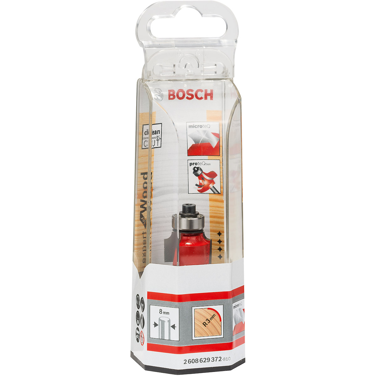 Bosch Abrundfräser Expert for Wood 8mm Schaft