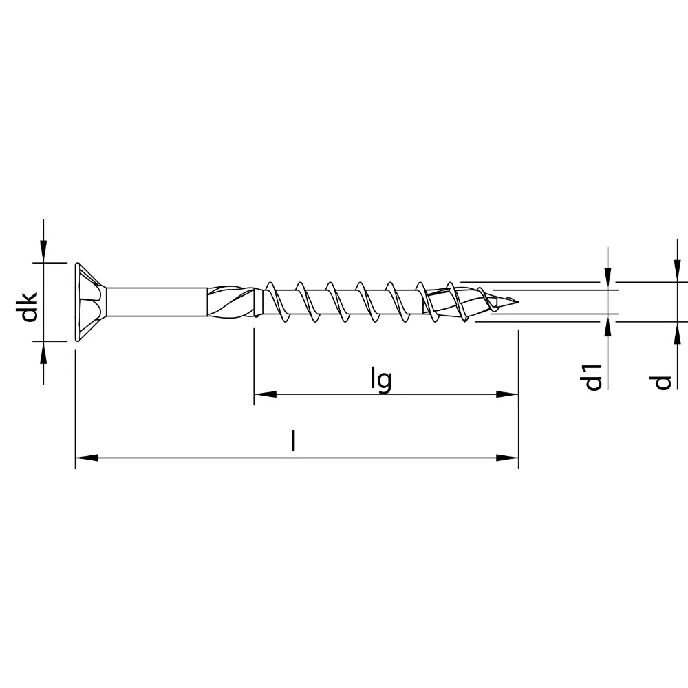HECO TOPIX-plus 5,0 x 70, Senkkopf, HECO Drive, TG, A3K, 100 St.