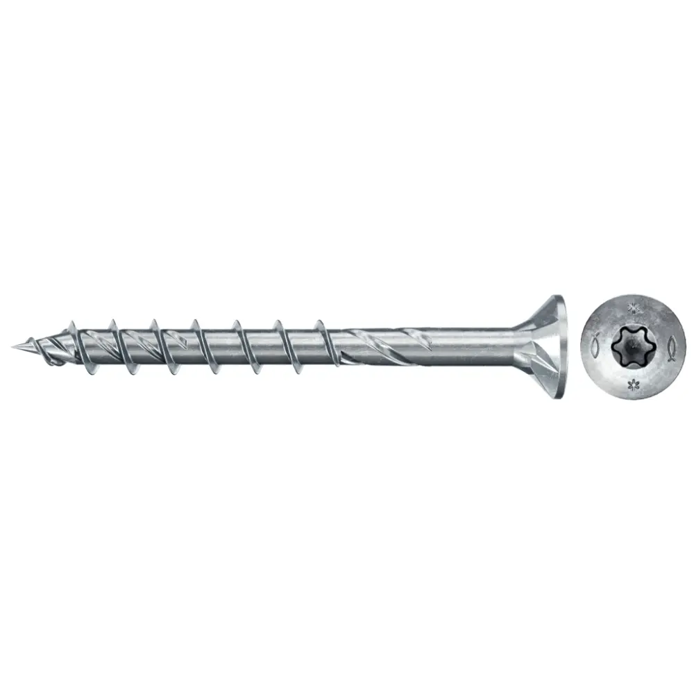 Fischer Spanplattenschraube 6,0x80 PowerFast FPF II CTP BC, Senkkopf, Innenstern TX. Teilgewinde