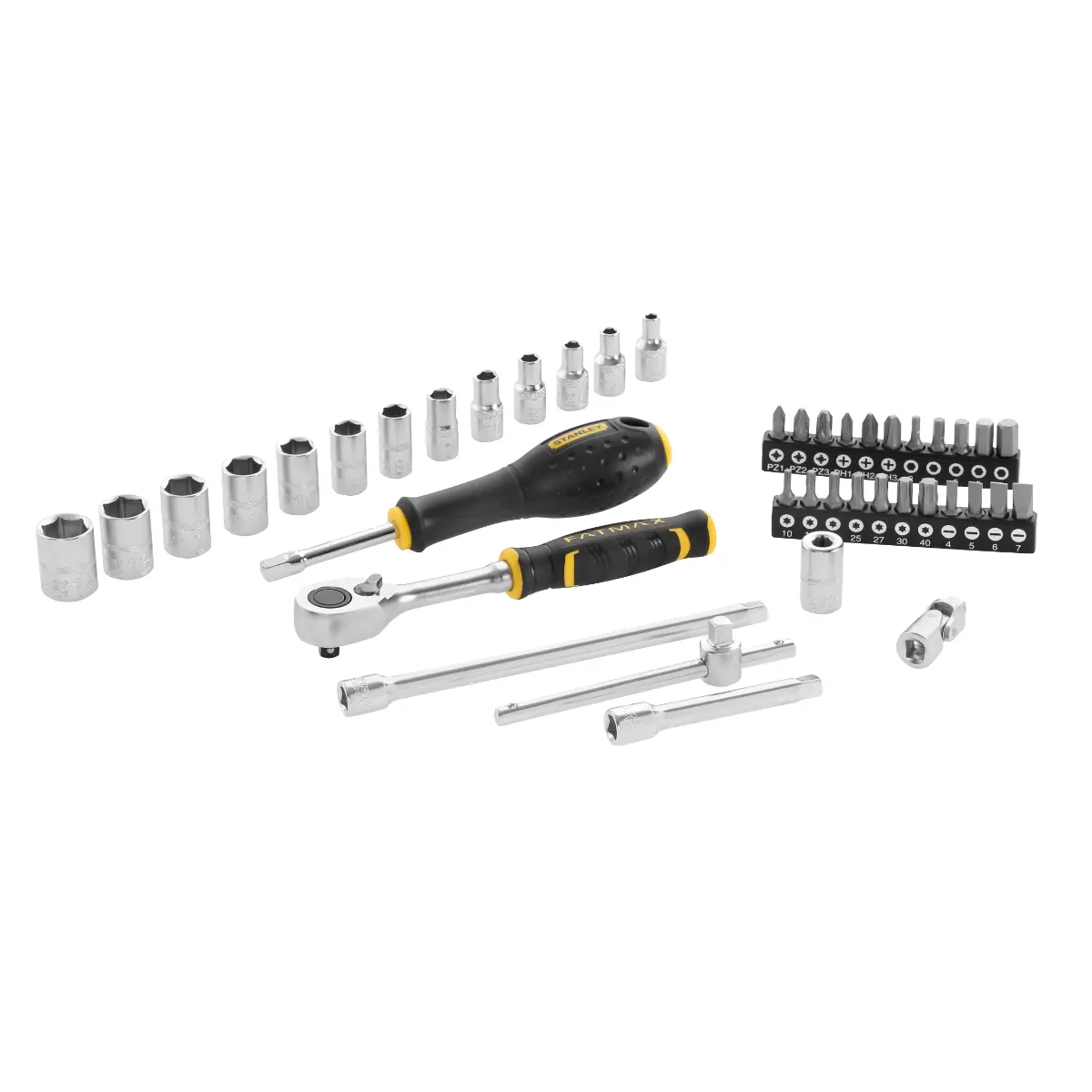 STANLEY FATMAX 1/4 Zoll Steckschlüssel-Set, 42-teilig
