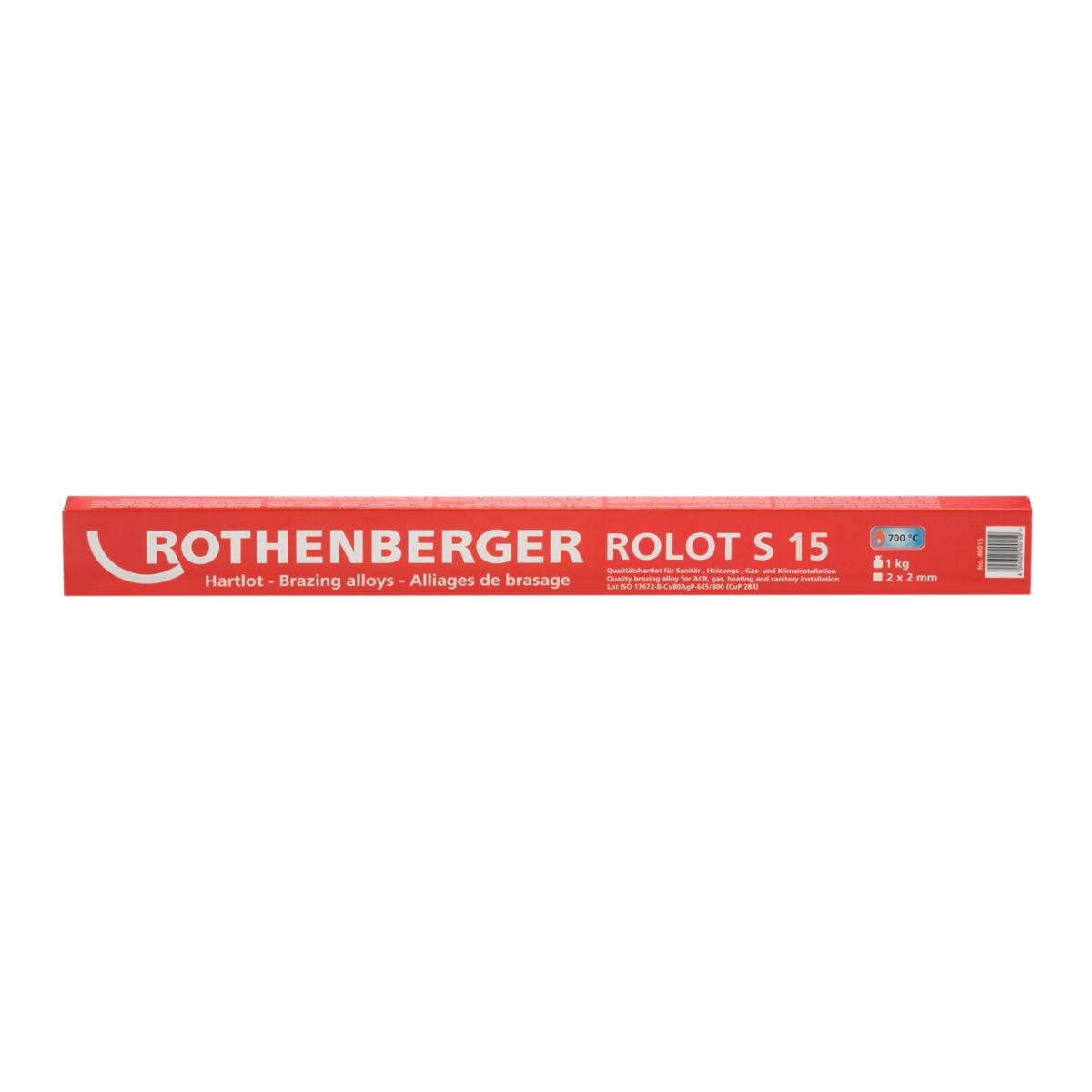 Rothenberger Hartlot ROLOT S15, nach ISO 17672,2x2x500mm, 1kg