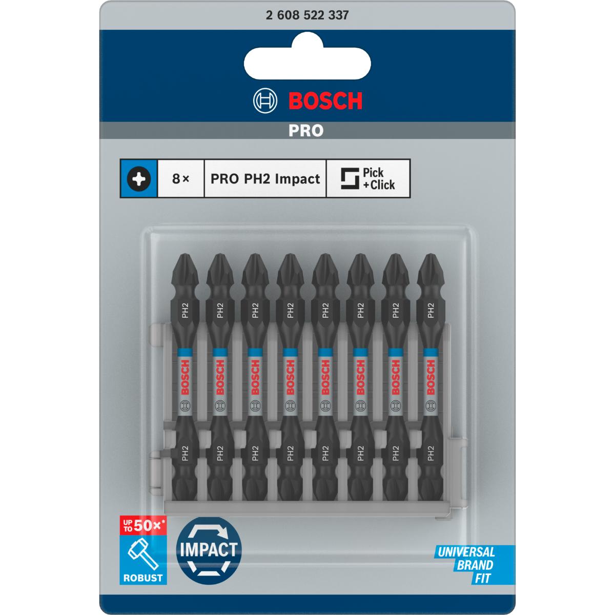 Bosch PRO Doppelklingen Schrauberbit-Set Impact Control