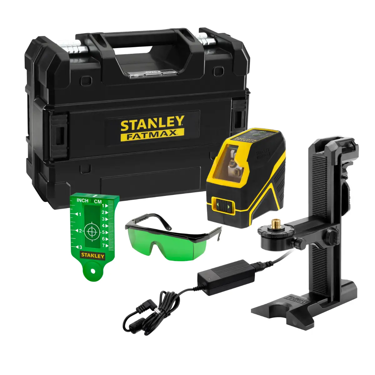 STANLEY FATMAX Linien-Laser mit integriertem Li-Ion Akku, grün