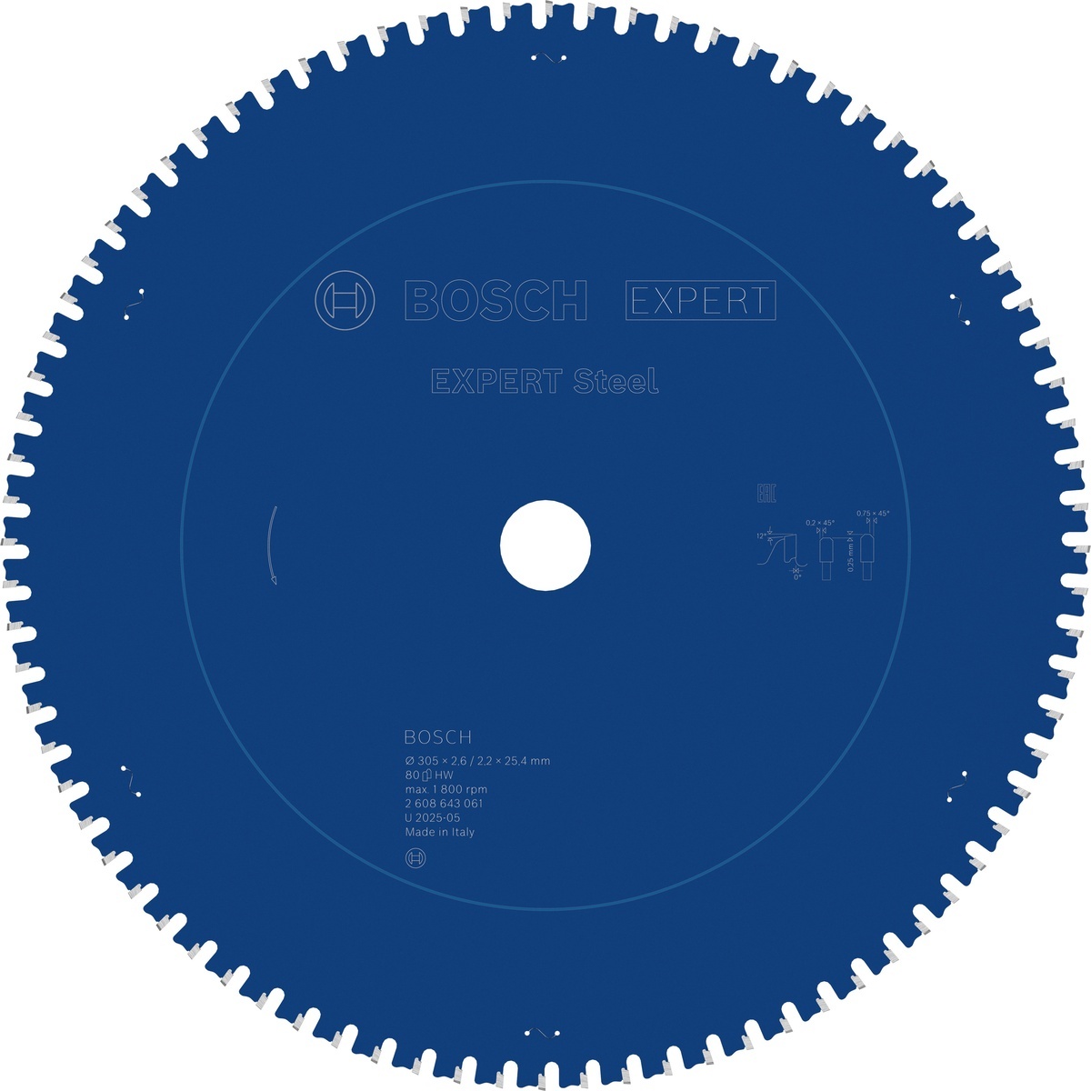 Bosch Kreissägeblatt Expert for Steel