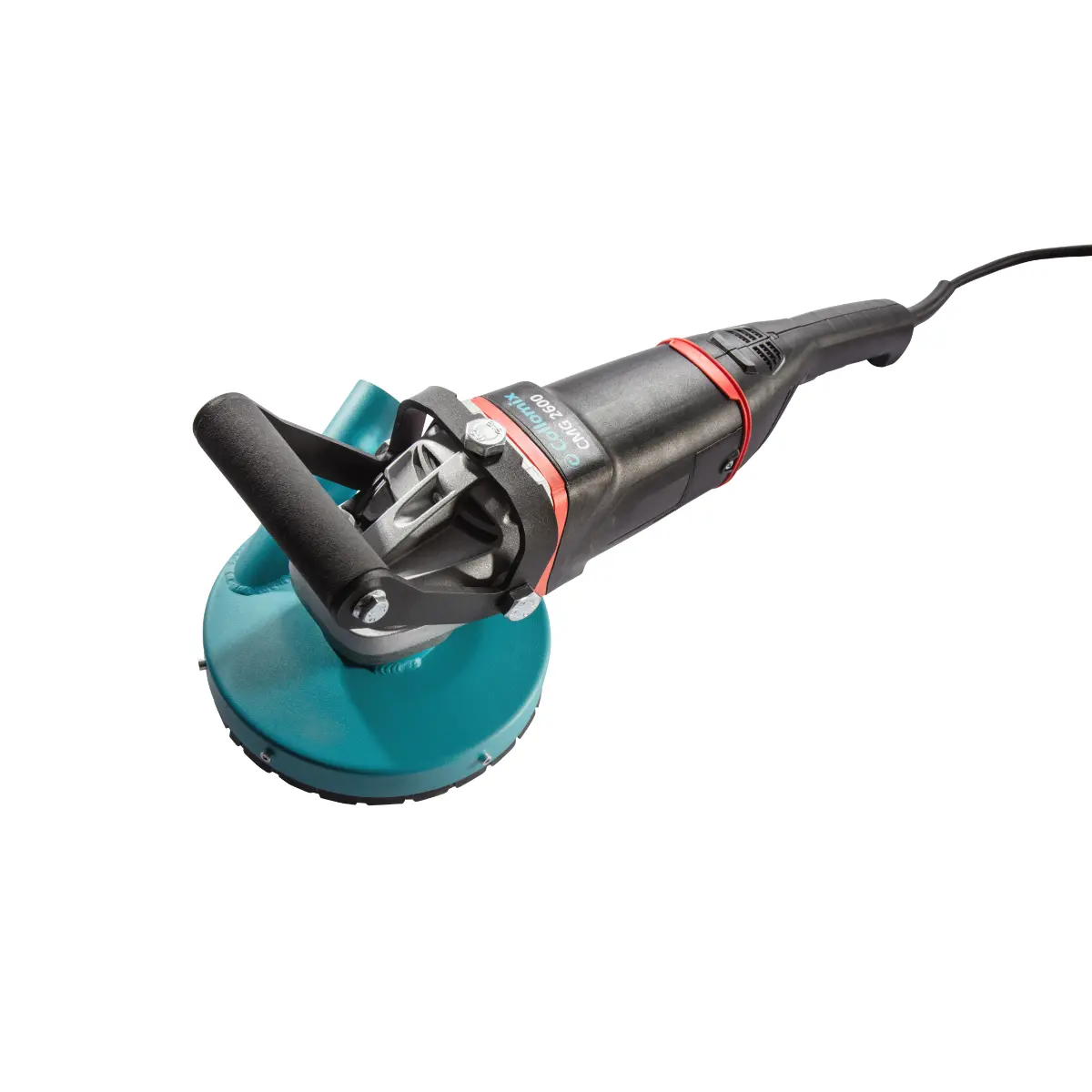 Collomix Betonschleifer CMG 2600 mit Schleiftopf BST 180 Cyclon und Koffer