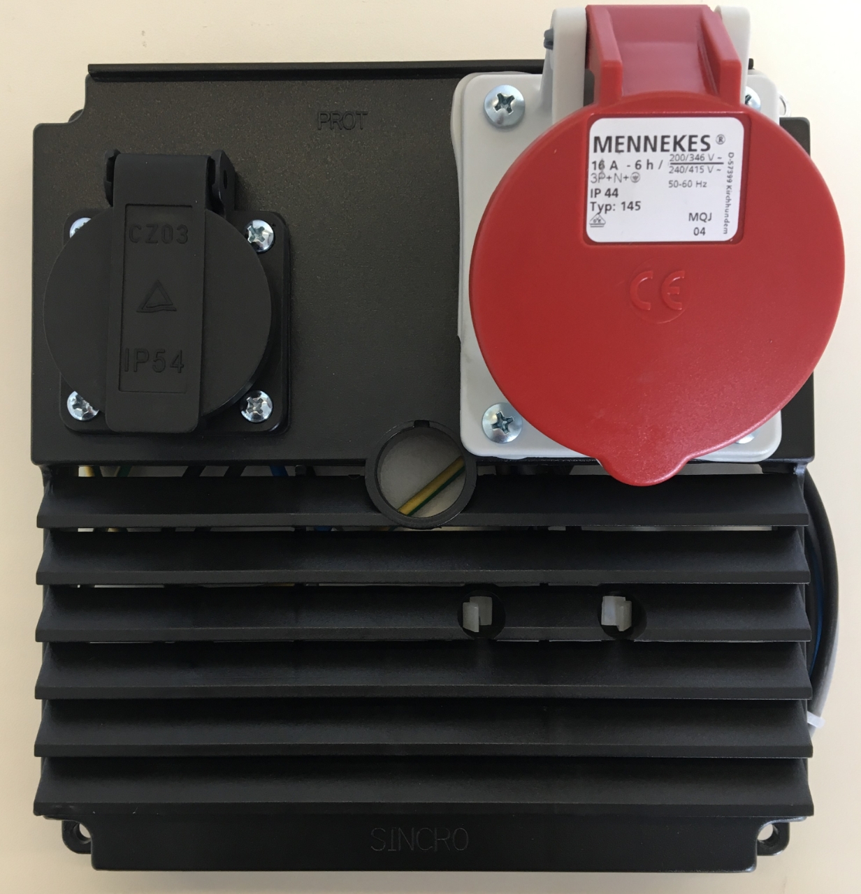 ELMAG Deckel mit Steckdosen (f. Generator ET2MCF)