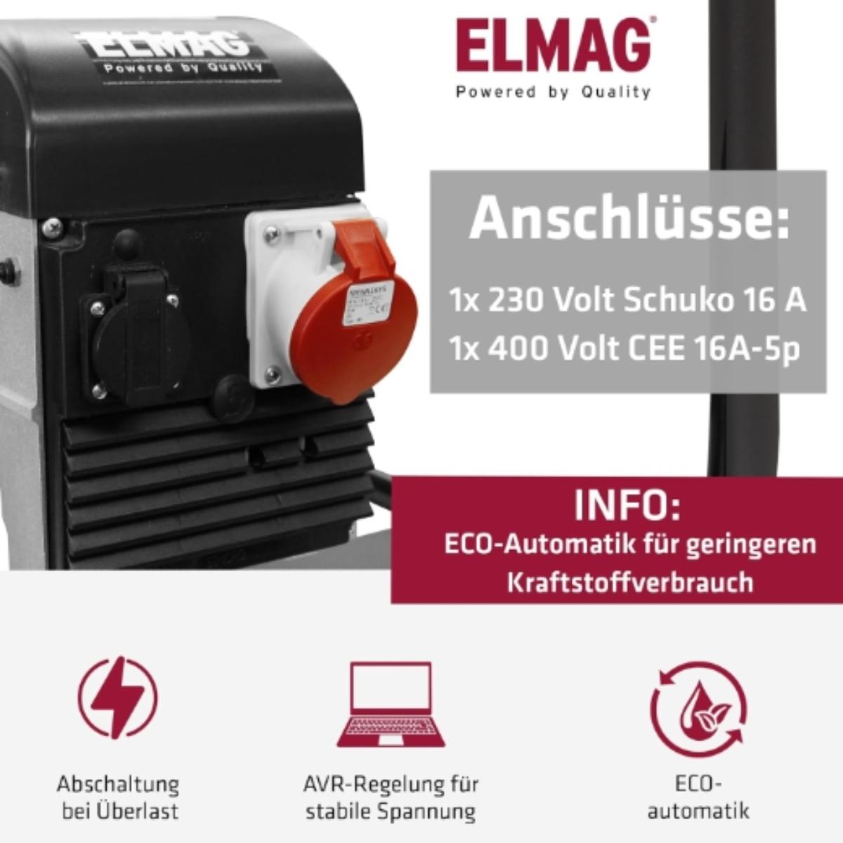 ELMAG Stromerzeuger SEB 16000WDE-AVR