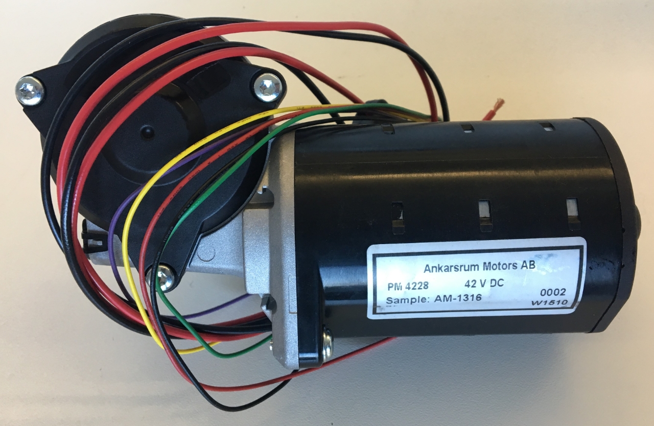ELMAG Vorschubmotor Ankarsrum 42V/90W/220UPM