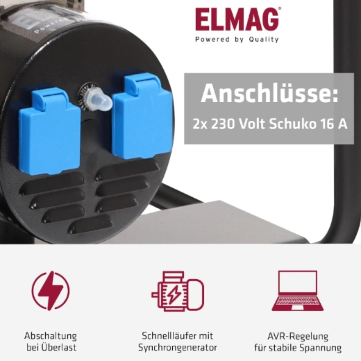 ELMAG Stromerzeuger SEB 3300W-AVR