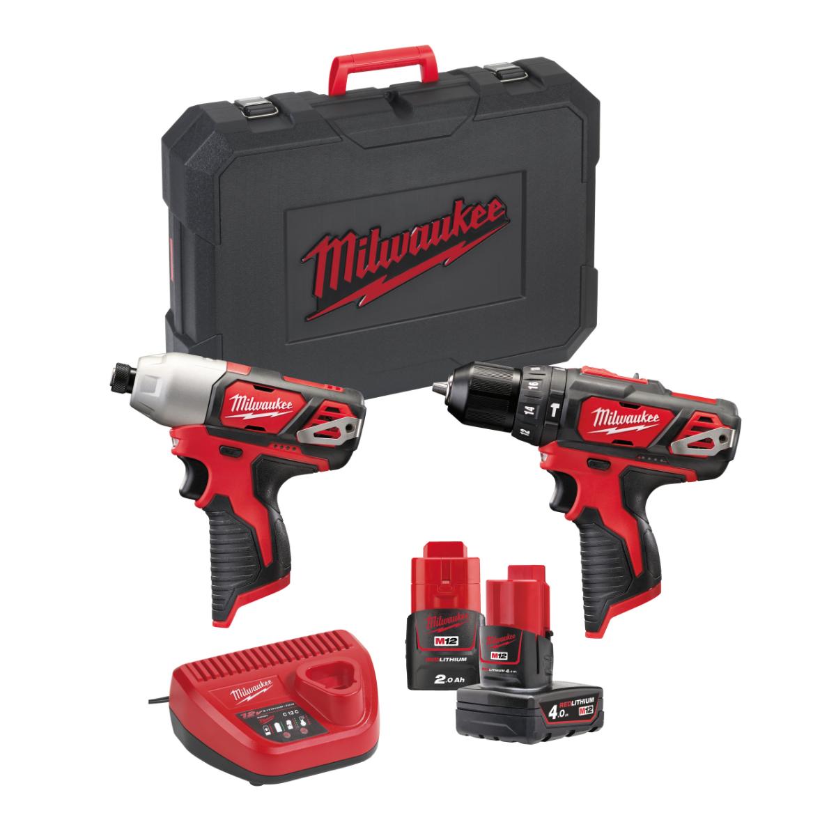 Milwaukee M12 Set M12 BPP2B-421C