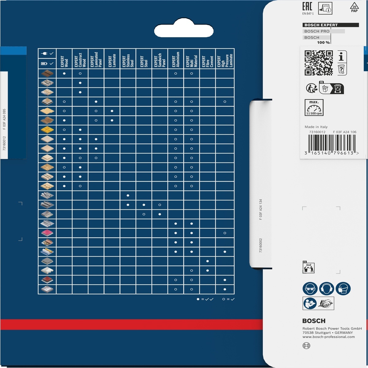 Bosch Kreissägeblatt Expert for Aluminium ø 165 mm