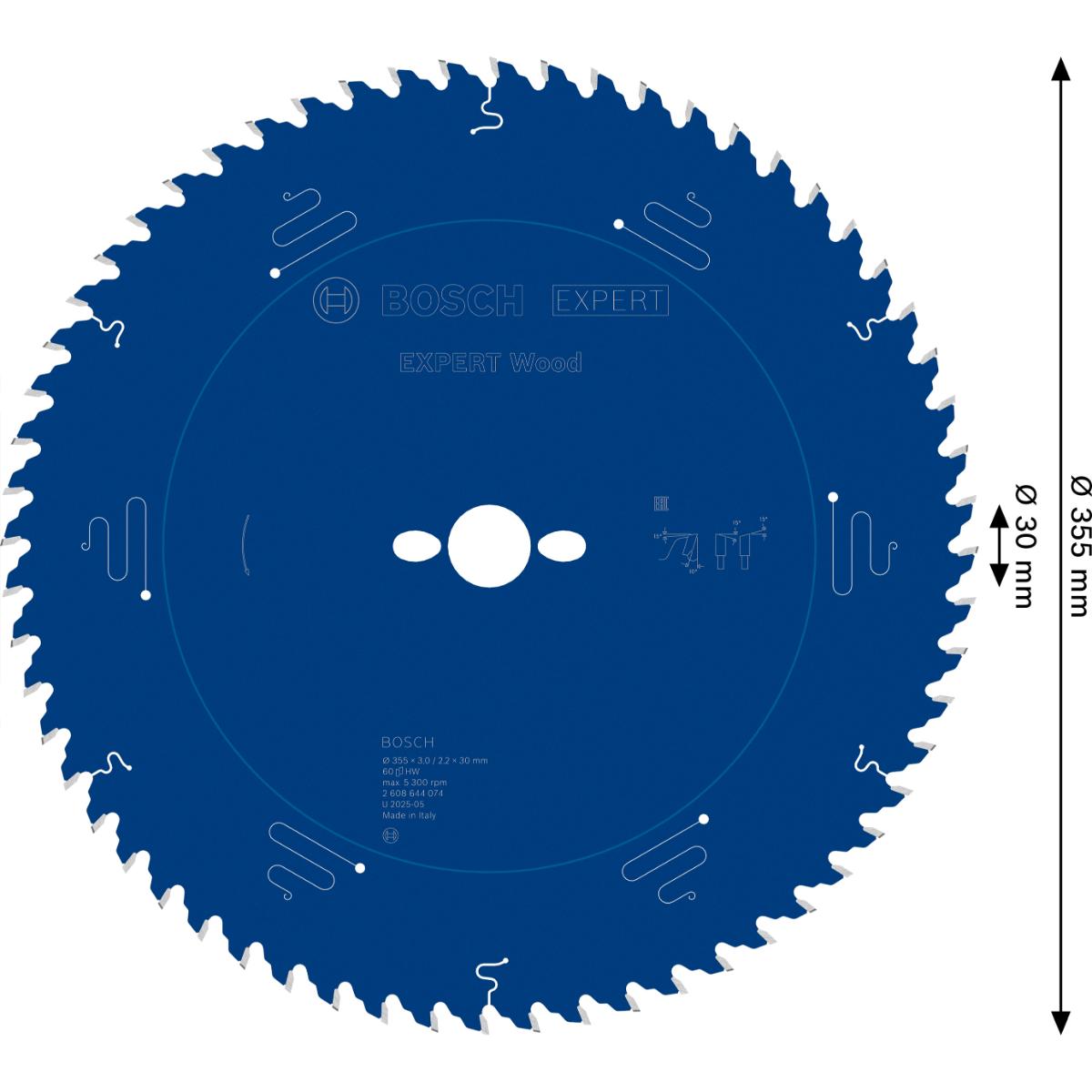 Bosch Kreissägeblatt Expert for Wood ø 355 mm