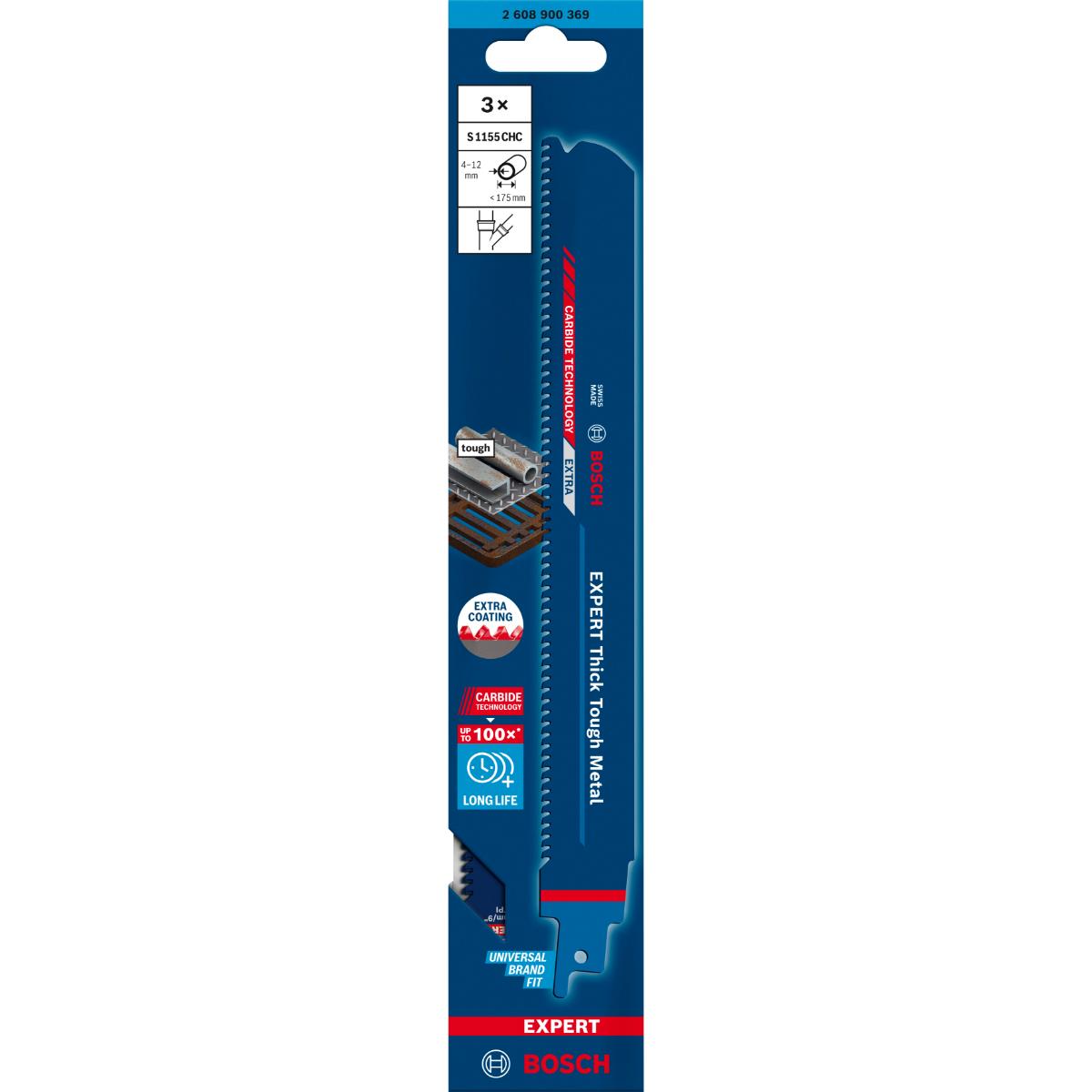 Bosch EXPERT ‘Thick Tough Metal’ S 1155 CHC Säbelsägeblatt