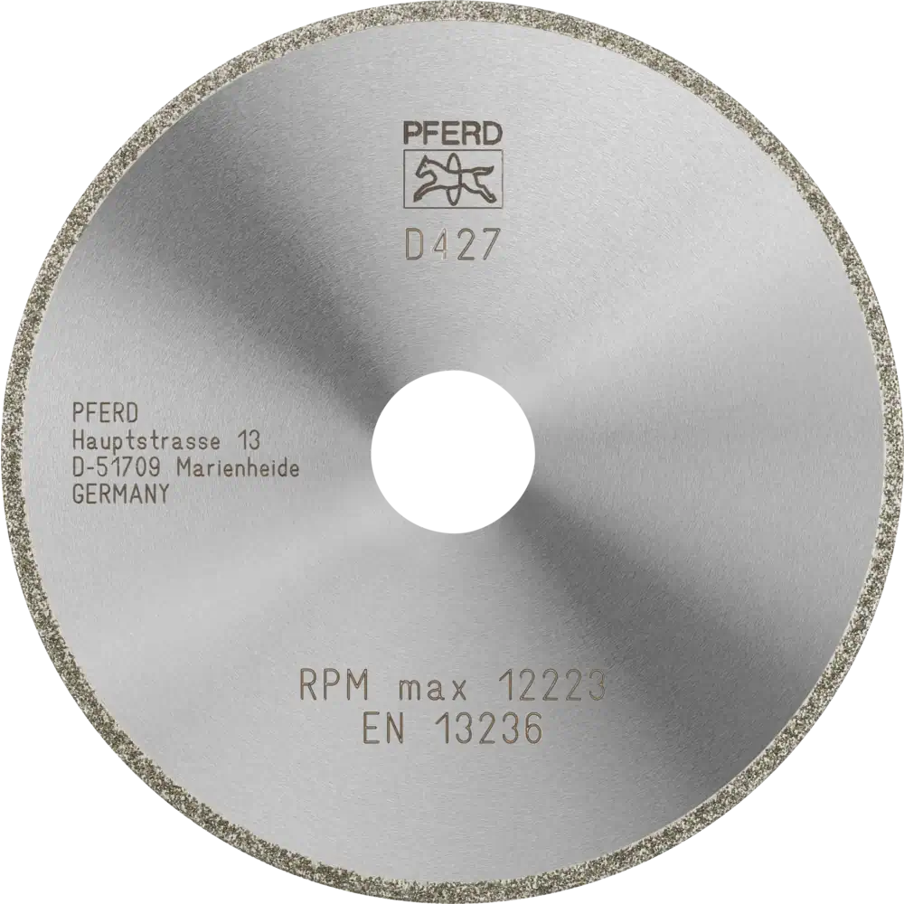 PFERD TOOLS Diamant-Trennscheibe D1A1R durchgängiger Belag für GFK/CFK