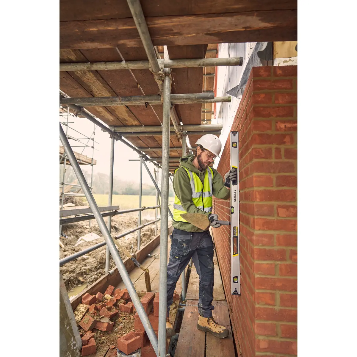 STANLEY FATMAX Hohlprofil-Wasserwaage 120cm (magnetisch)