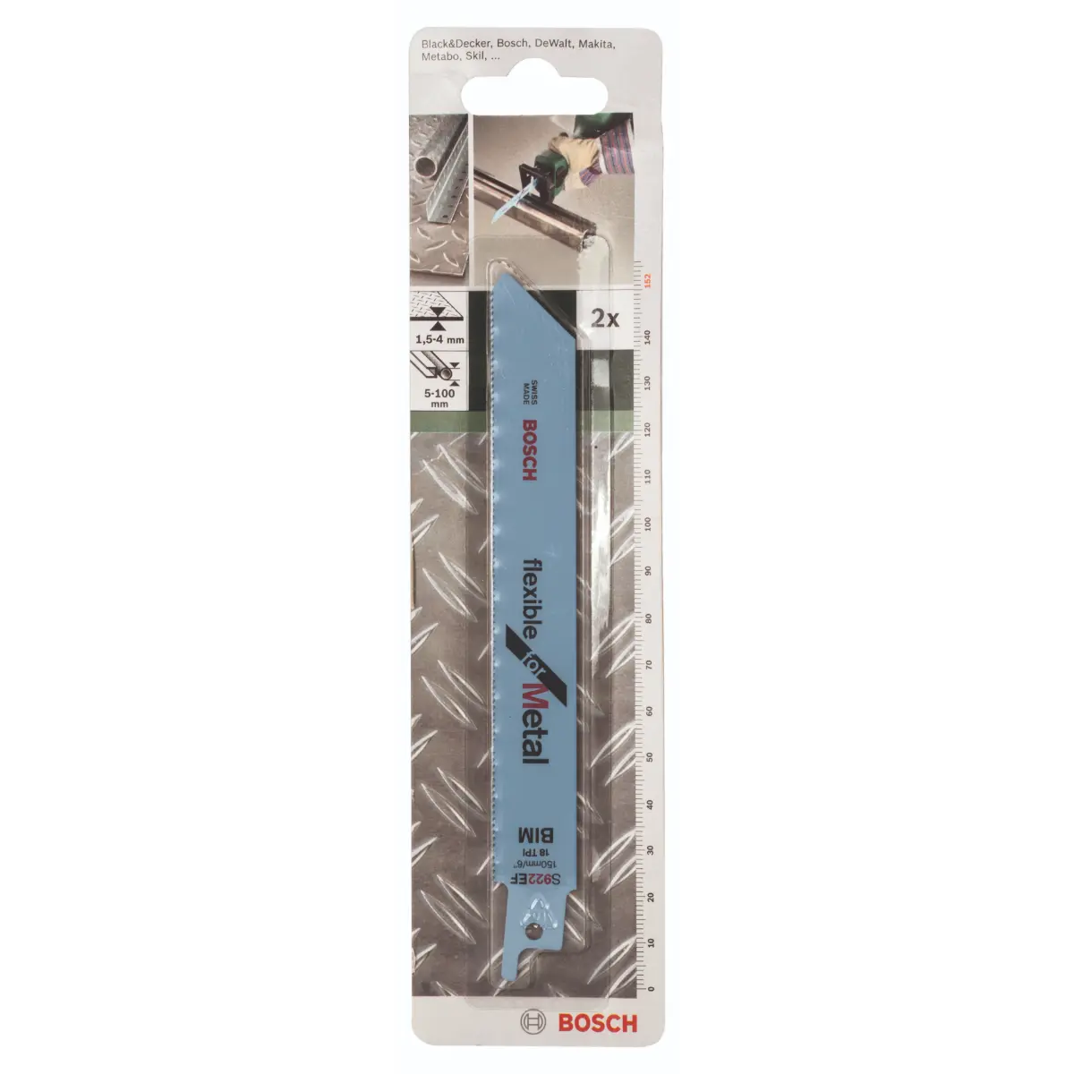 Bosch Säbelsägeblatt Bimetall, S 922 EF Flexible for Metal