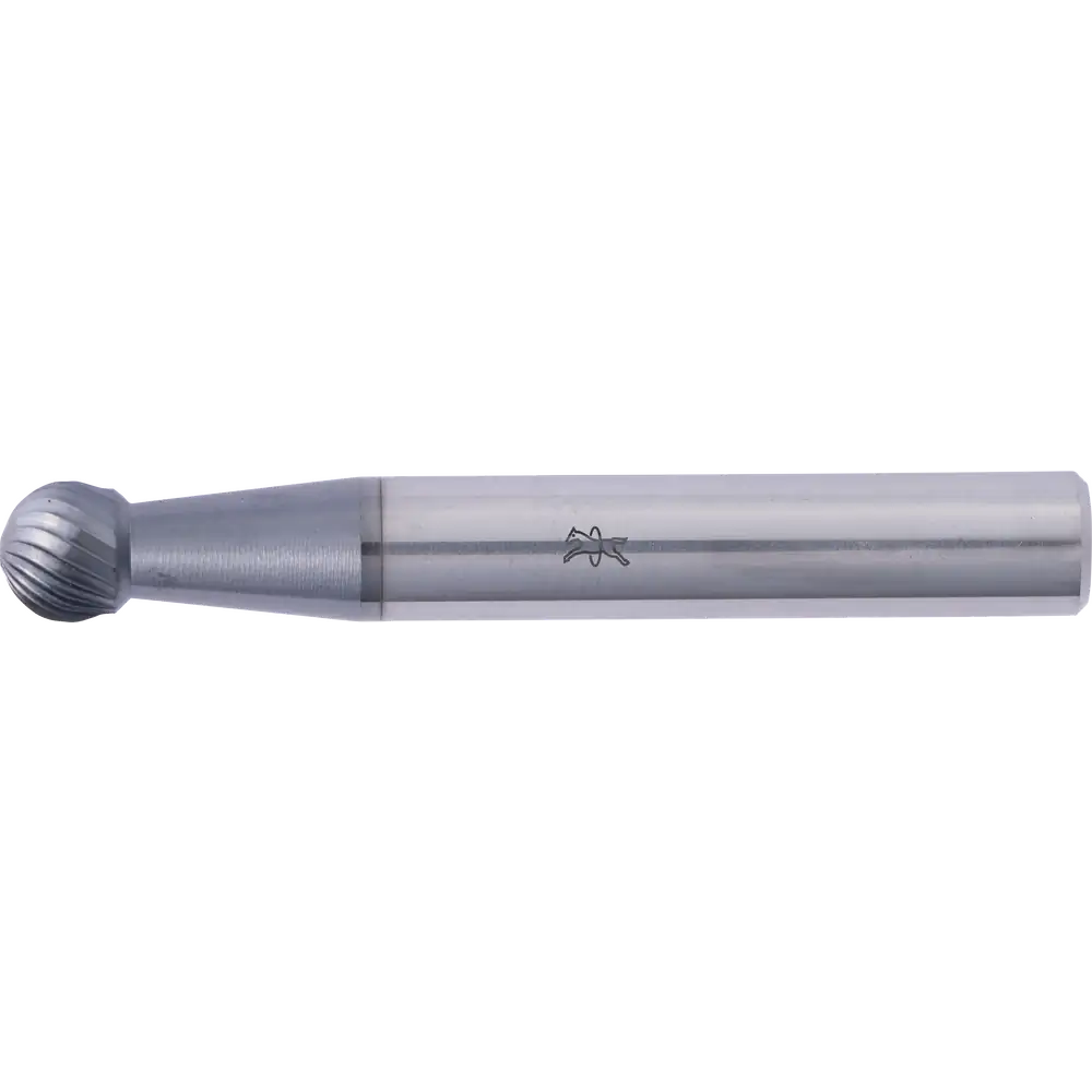 PFERD TOOLS Hartmetall Hochleistungsfrässtift Kugel KUD Ø 06x05mm Schaft-Ø 6mm Z5 HICOAT beschichtet universal fein