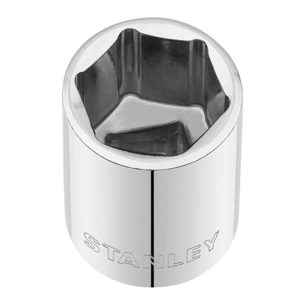 STANLEY 1/2 Zoll 6-Kant Stecknuss 22 mm mit MaxiDrive-Profil