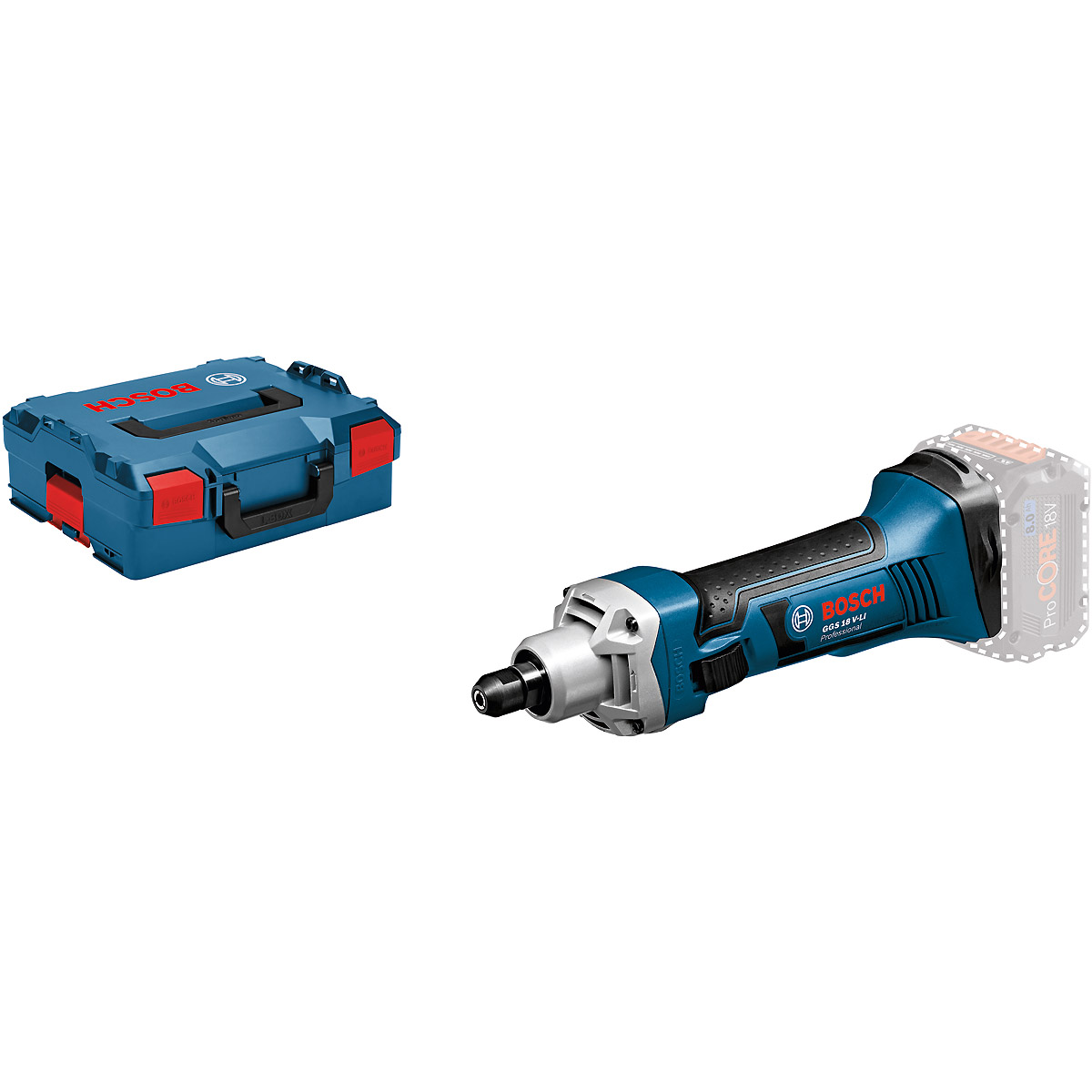 Bosch Geradschleifer GGS 18V-LI solo CLC