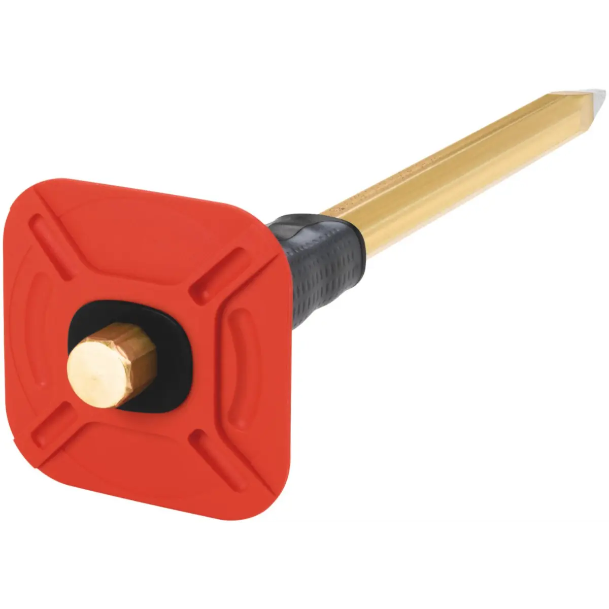Rennsteig Spitzmeißel mit Handschutz 350 mm, 8-kant 18 mm, poliert