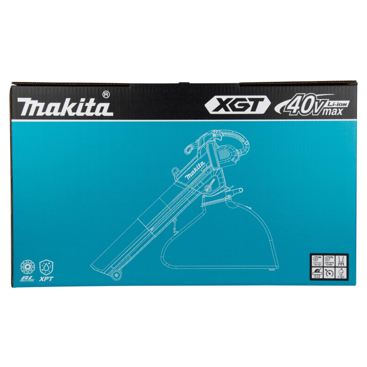Makita Akku-Laubbläser und -sauger XGT 40V max. 87 m/s 408 m³/h