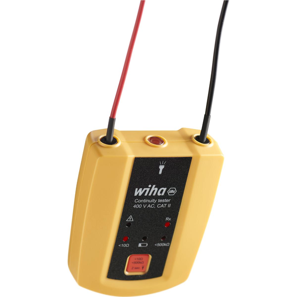 Wiha Durchgangsprüfer bis 400 V AC, CAT II mit 2x AAA-Batterien