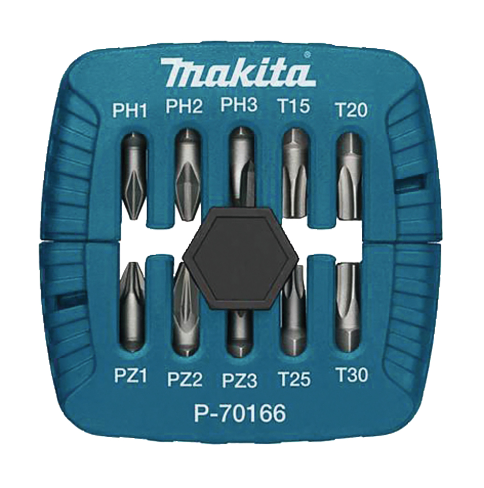 Makita Bit-Set, 10-teilig - PH, PZ, T - P-70166