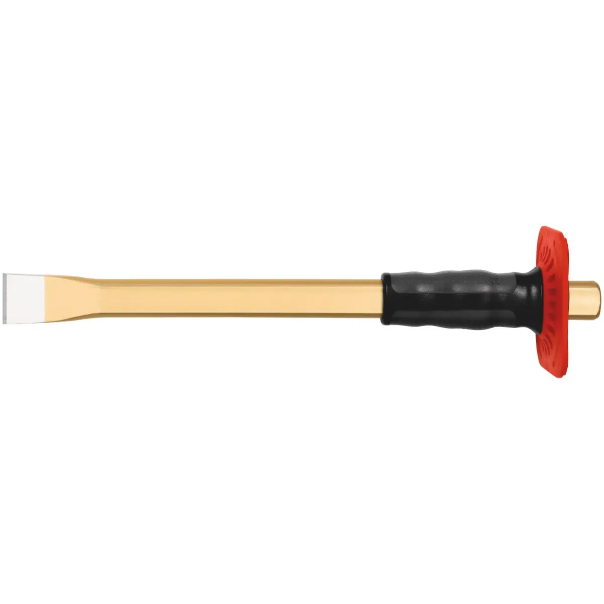 Rennsteig Maurermeißel mit Handschutz 29 x 350 mm, lackiert