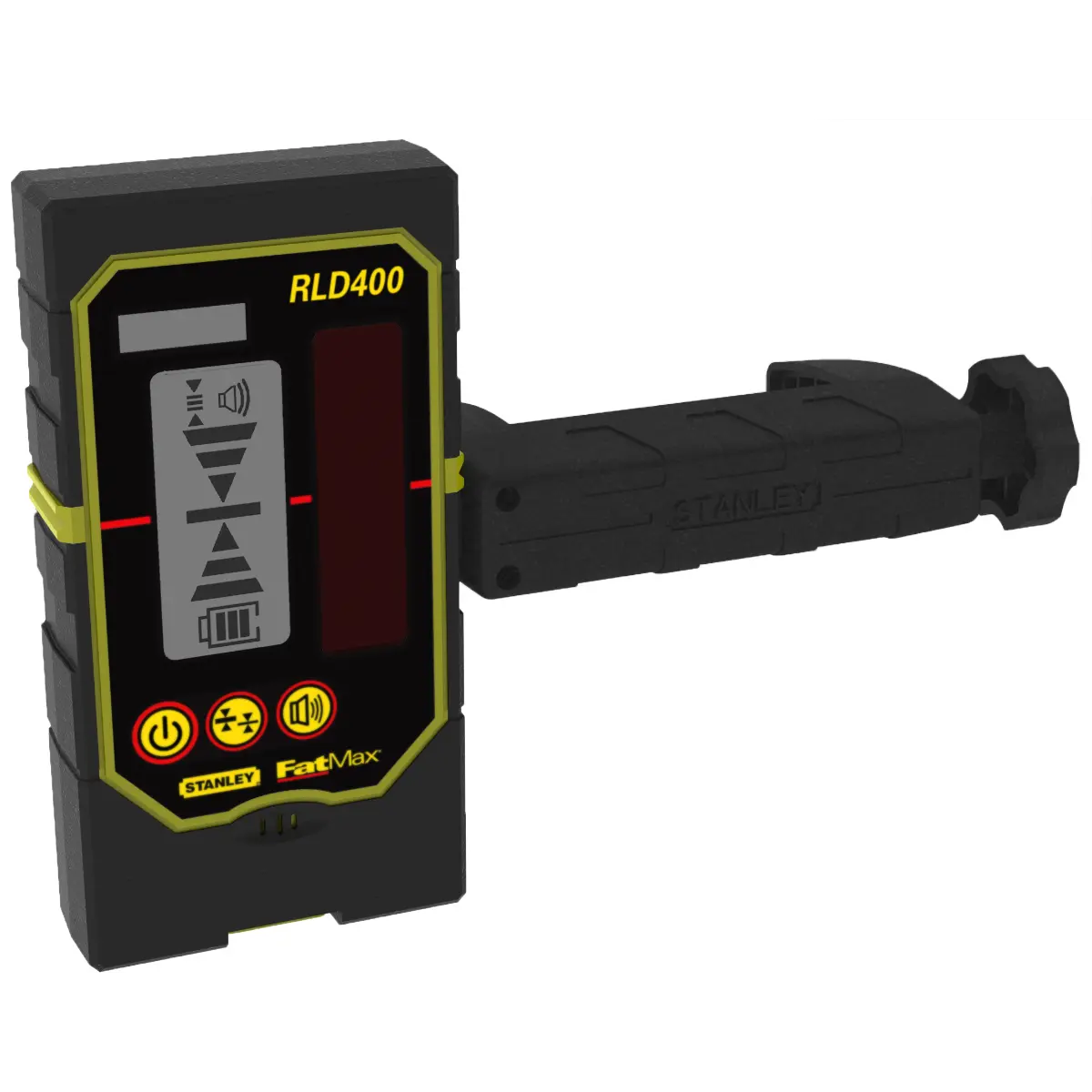 STANLEY Laserempfänger RLD400 Arbeitsbereich 30m m. Halterung für Rotationslaser