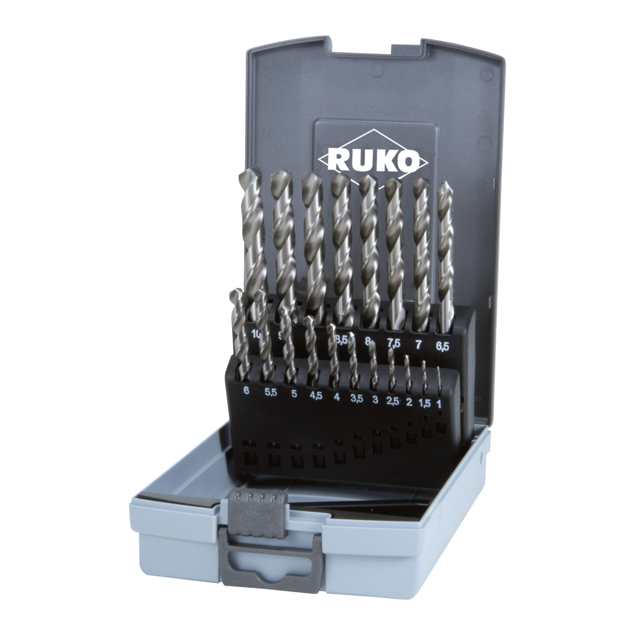 RUKO Spiralbohrer-Satz DIN 338 Typ VA HSS-Co 8