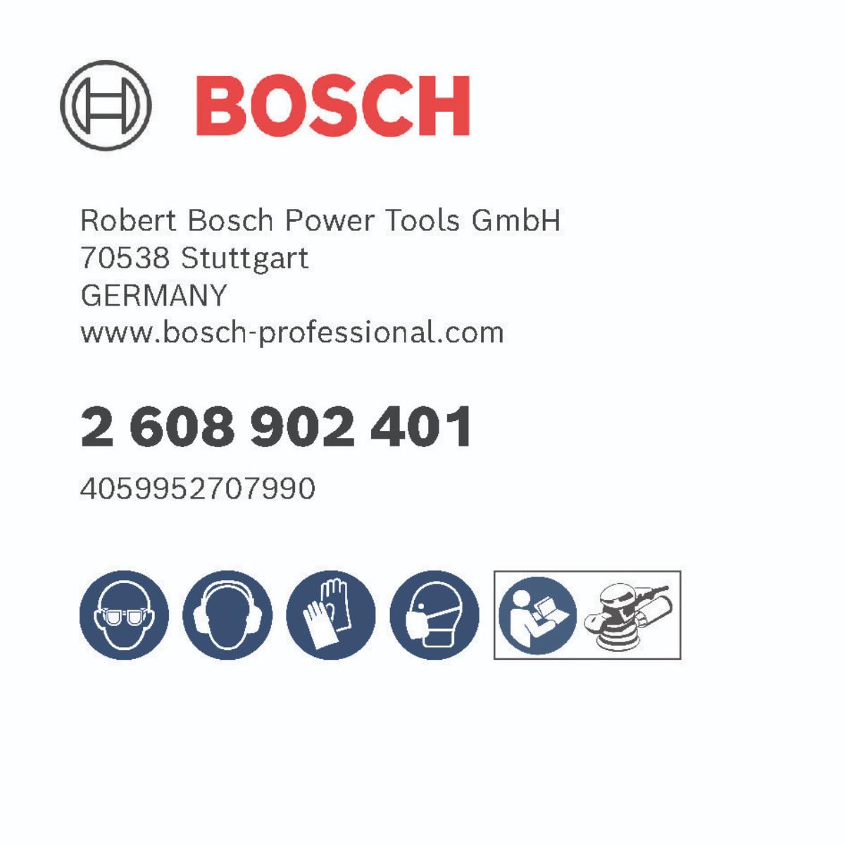 Bosch EXPERT O780 Folienschleifscheibe 125 mm