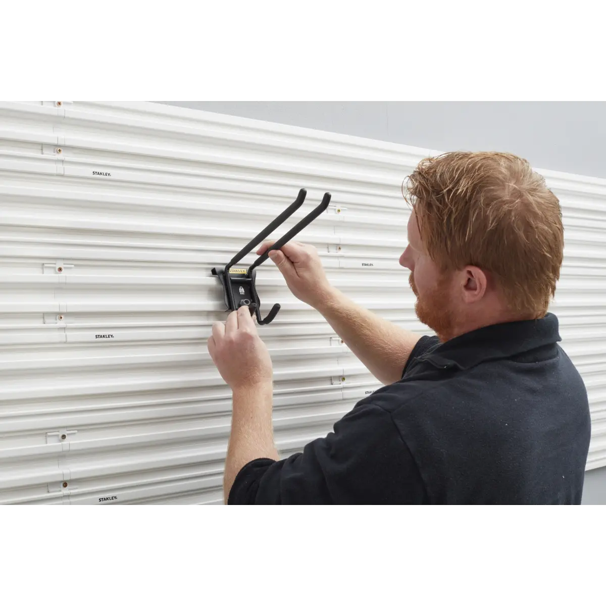 STANLEY Trackwalls Standard Doppelhaken, 1 Stück