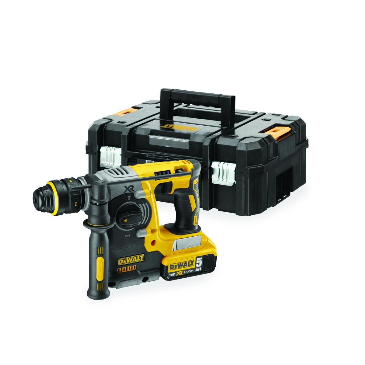 DCH274P2T-QWDE DEWALT Akku-Kombihammer, 18V / 5,0Ah