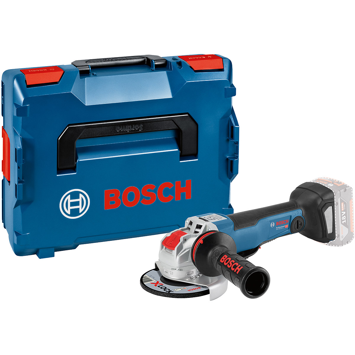 Bosch Akku-Winkelschleifer GWX 18V-10 PC, Solo Version, ohne Akku und Ladegerät