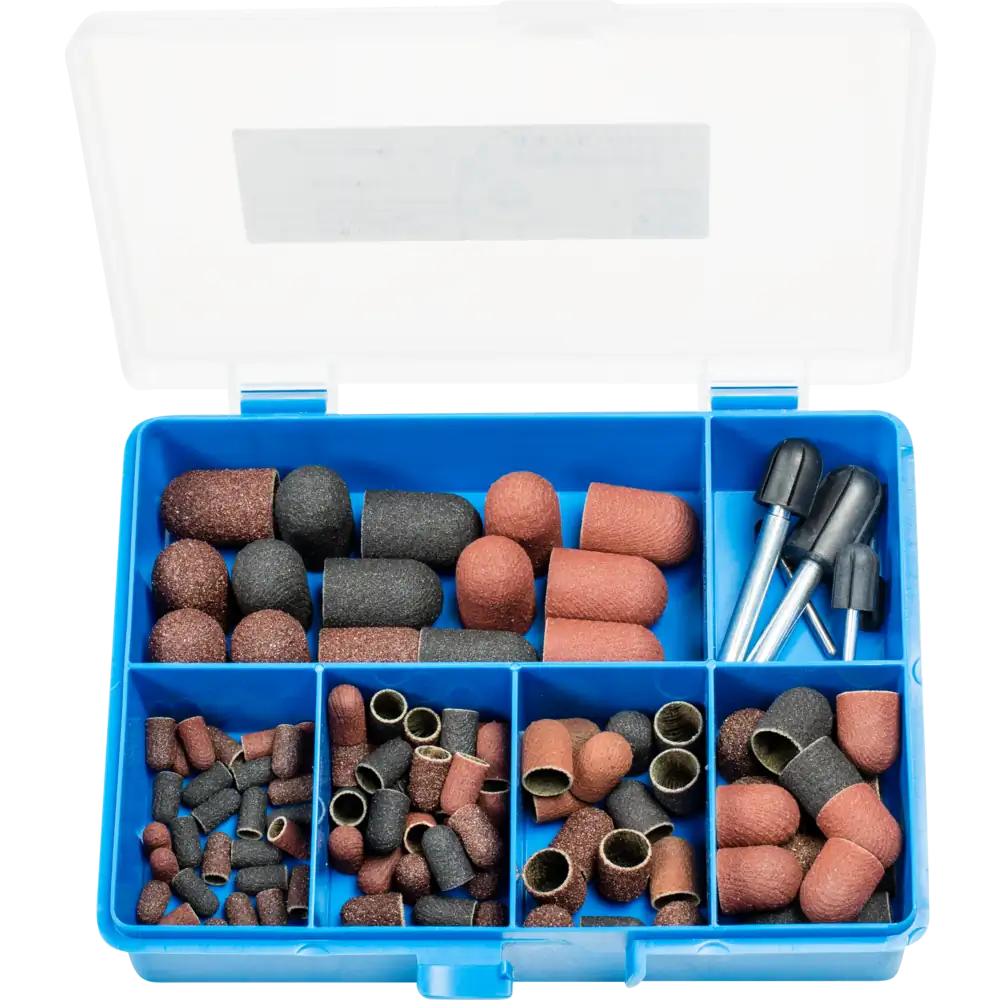 PFERD TOOLS POLICAP Set PCS110 Walzenrundform Korund für universelle Anwendung