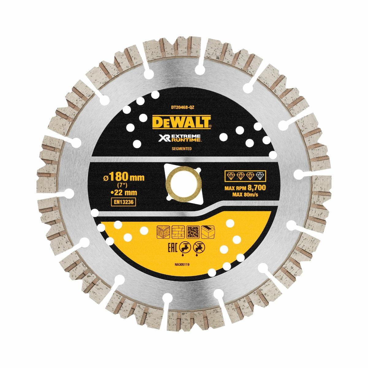 DEWALT XR EXTREME RUNTIME Diamanttrennscheibe