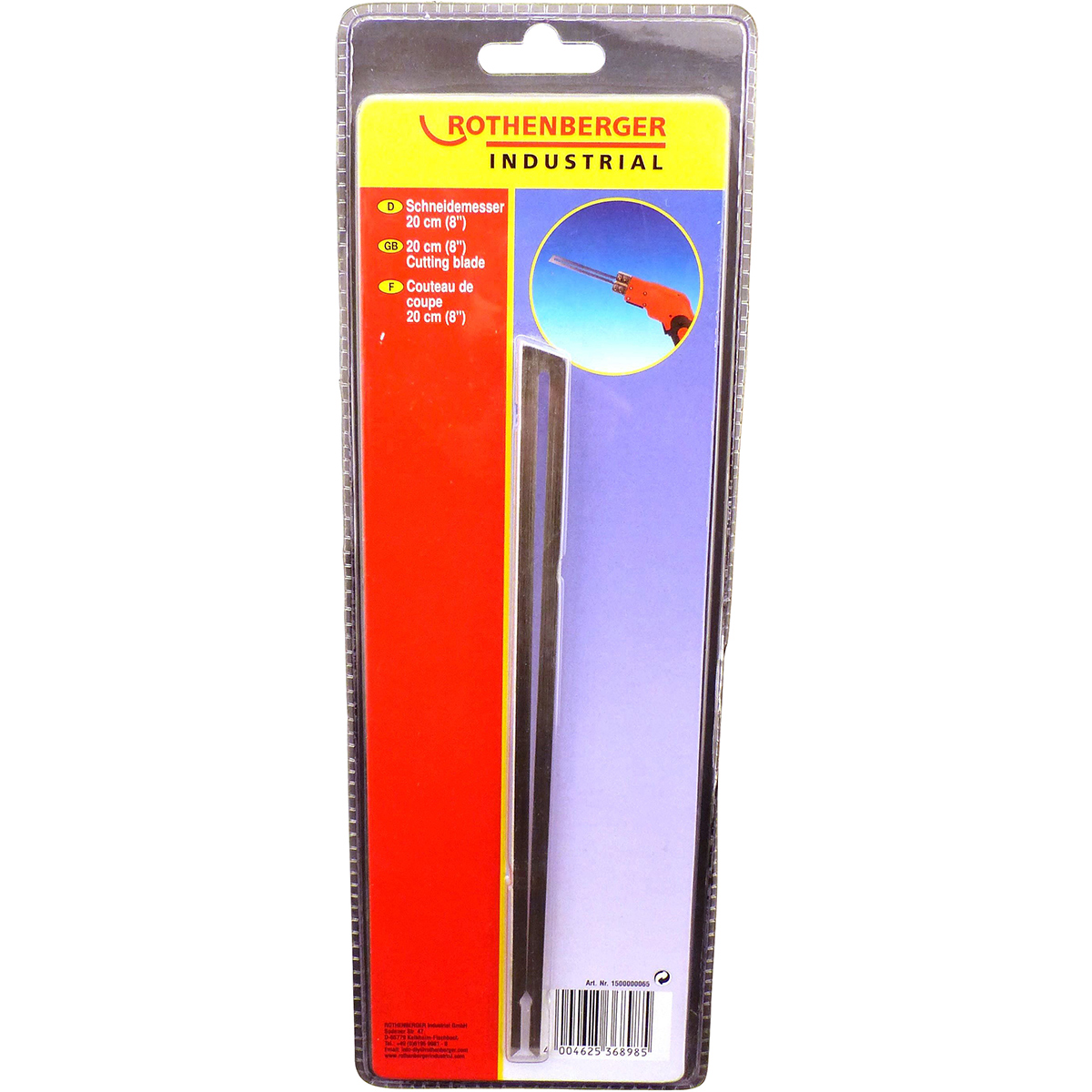 Rothenberger Schneidmesser 20 cm 8 Zoll 
