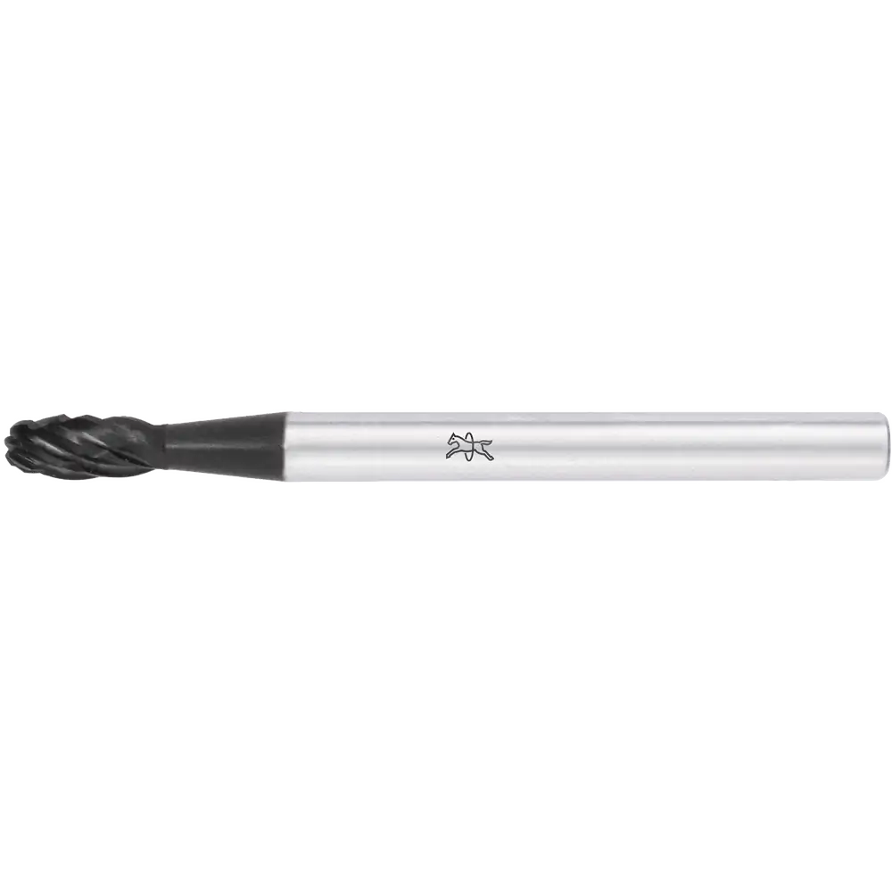 PFERD TOOLS Hartmetall Hochleistungsfrässtift ALLROUND Tropfen TRE Ø 03x07mm Schaft-Ø 3mm HICOAT beschichtet für Stahl