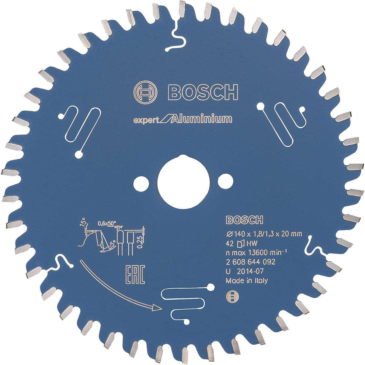 Bosch Kreissägeblatt Expert for Aluminium ø 140 mm